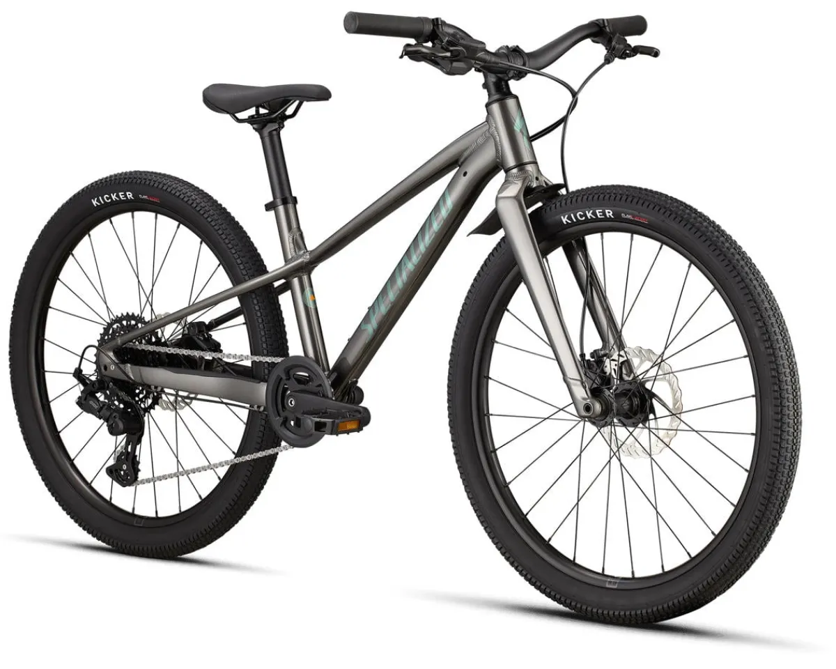 Specialized Kids Bikes|Specialized Bikes|Riprock 24" Kids Mountain Bike (Gloss Smoke/Fjord Metallic) (24")