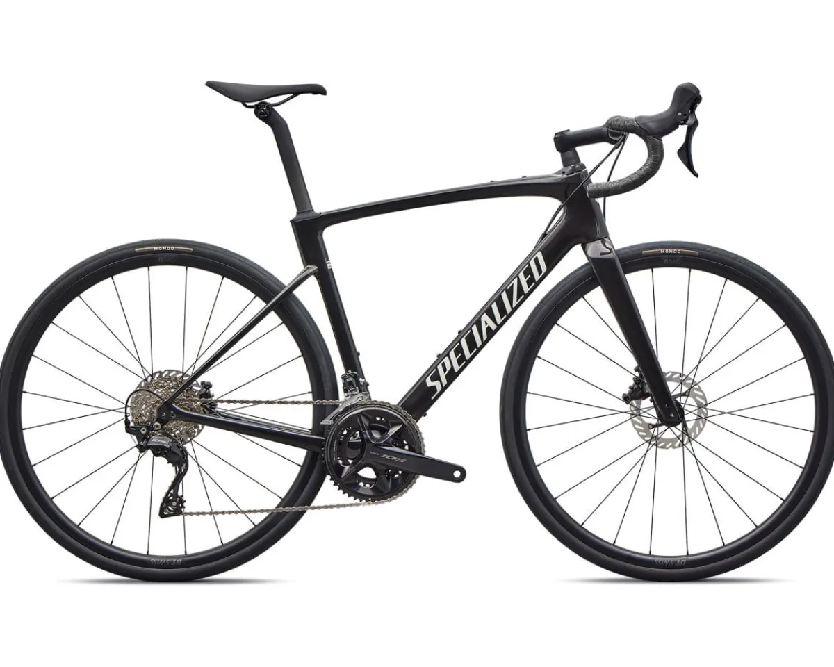 Specialized Road Bikes|Specialized Bikes|Roubaix SL8 Sport (Gloss Obsidian Metallic/Dune White) (56cm) (Shimano 105)