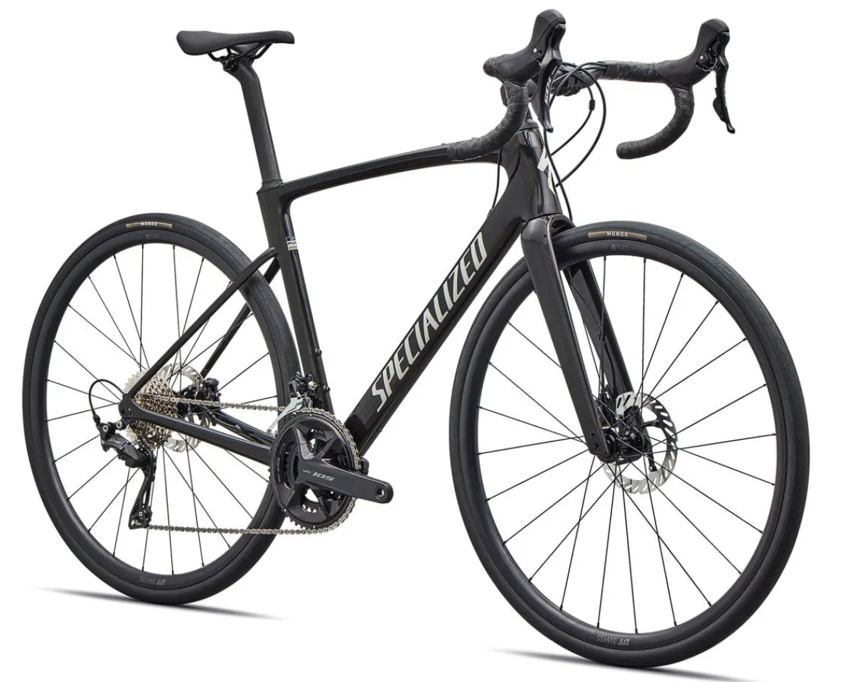 Specialized Road Bikes|Specialized Bikes|Roubaix SL8 Sport (Gloss Obsidian Metallic/Dune White) (56cm) (Shimano 105)