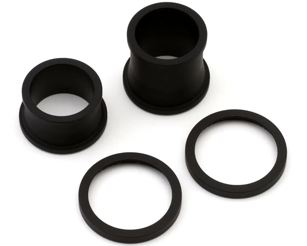 Specialized Wheels & Parts|2021+ Roval Low Flange Mountain Front Hub 19mm End Cap Set (Black) (15x110mm Thru Axle)