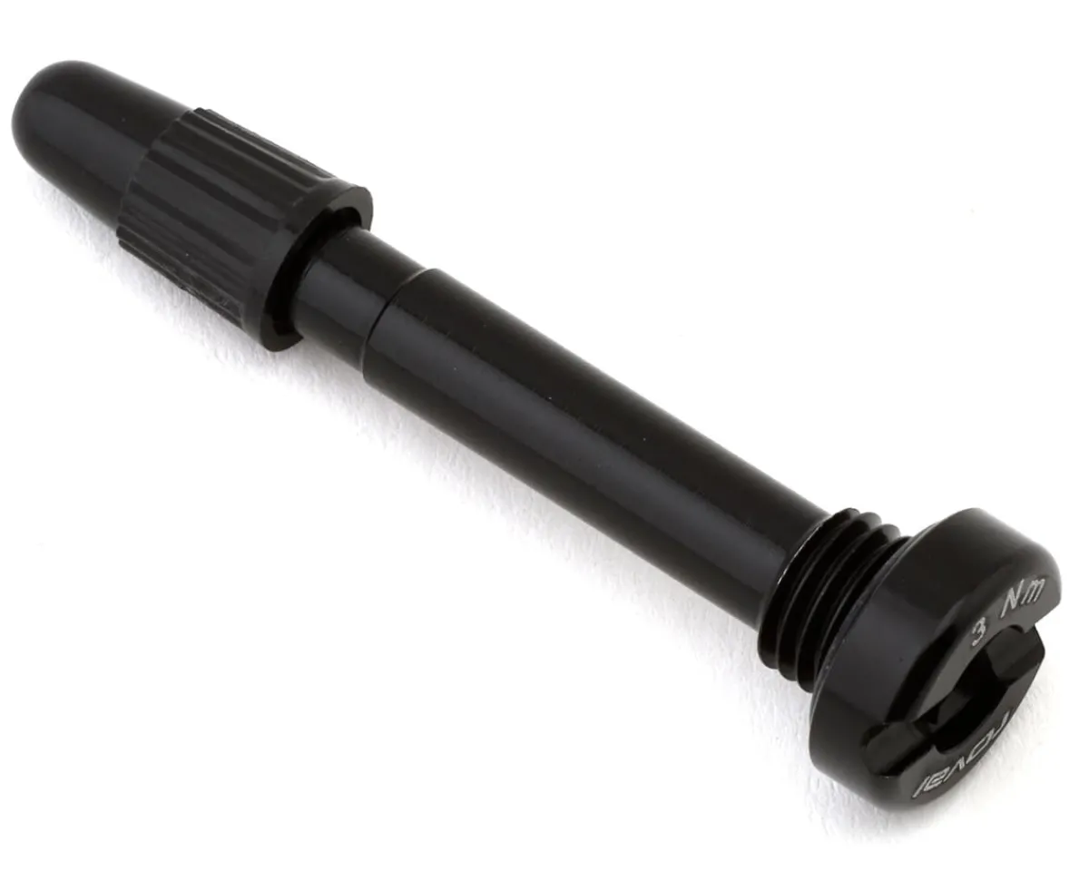 Specialized Tubeless Tire Tools|Tubeless Accessories|Roval Tubeless Valve Stem For Threaded Valve Hole (Black) (1) (37mm)