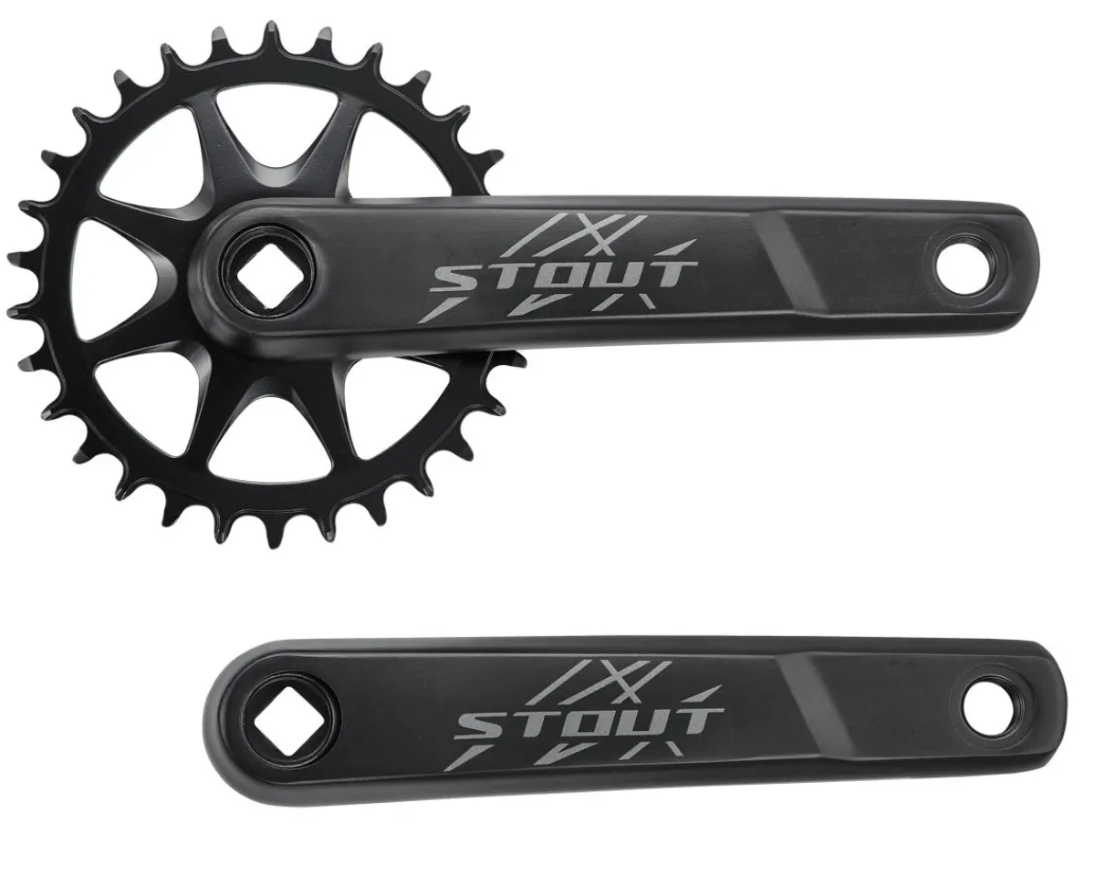 Specialized Cranksets & Parts|Replacement Parts|Stout Crank (Black) (1 x 10 Speed) (Square Taper) (165mm) (30T) (For 2020+ Rockhopper)