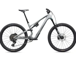 Specialized Mountain Bikes|Specialized Bikes|Stumpjumper 15 EVO Comp (Gloss Shadow Silver/Majesty Blue Metallic) (S2) (SRAM Eagle AXS Transmission)