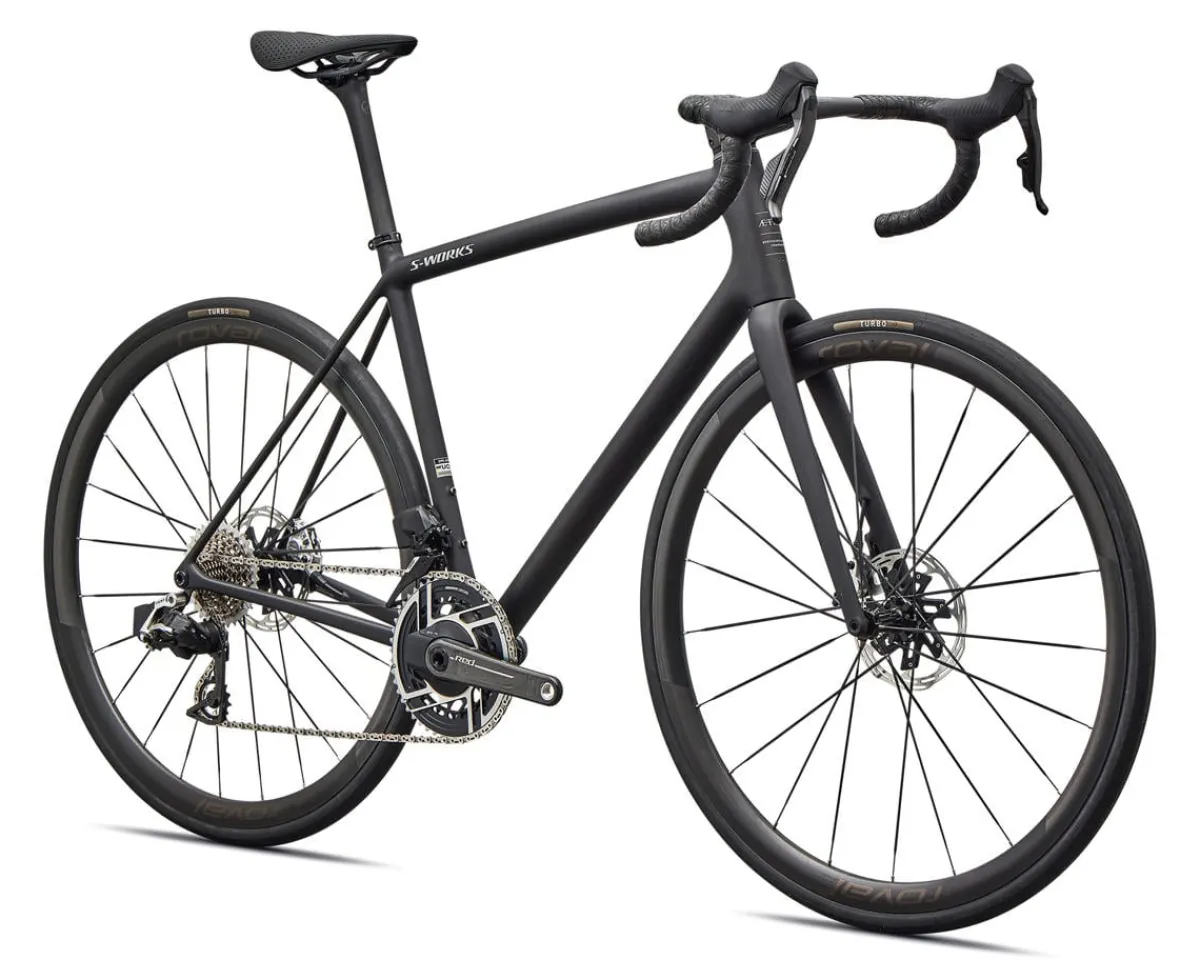 Specialized Road Bikes|Specialized Bikes|S-Works Aethos 2 (Carbon/Gloss Dolomite Metallic) (54cm) (SRAM RED AXS)