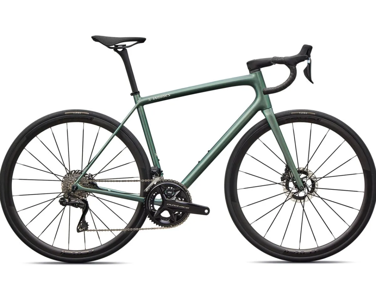 Specialized Road Bikes|Specialized Bikes|S-Works Aethos 2 Road Bike (Premium Fjord/Dolomite Metallic) (54cm) (Shimano Dura-Ace Di2)