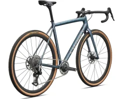 Specialized Road Bikes|Specialized Bikes|S-Works Crux Gravel Bike (Grey Blue Fjord/Metallic Desert Metallic) (49cm) (SRAM RED XPLR E1 AXS)