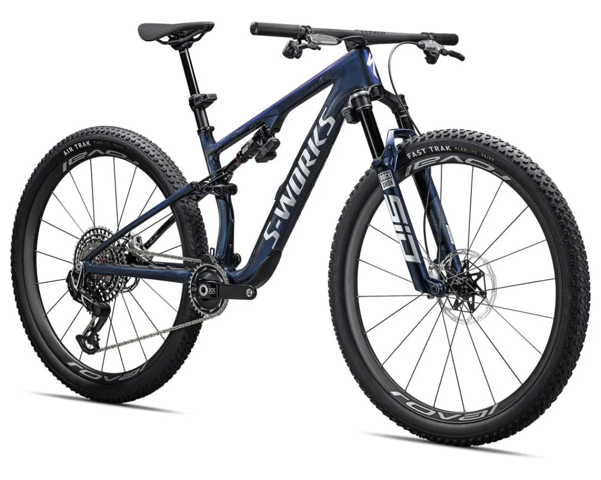 Specialized Mountain Bikes|Specialized Bikes|S-Works Epic 8 (Cyan Pearl/White Silver) (S) (SRAM AXS)