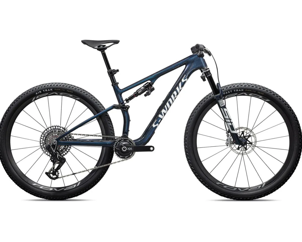 Specialized Mountain Bikes|Specialized Bikes|S-Works Epic 8 (Cyan Pearl/White Silver) (S) (SRAM AXS)