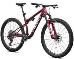 Specialized Mountain Bikes|Specialized Bikes|S-Works Epic 9 (Red Tint/ Red Reflex Pearl Edge Fade/White) (S)