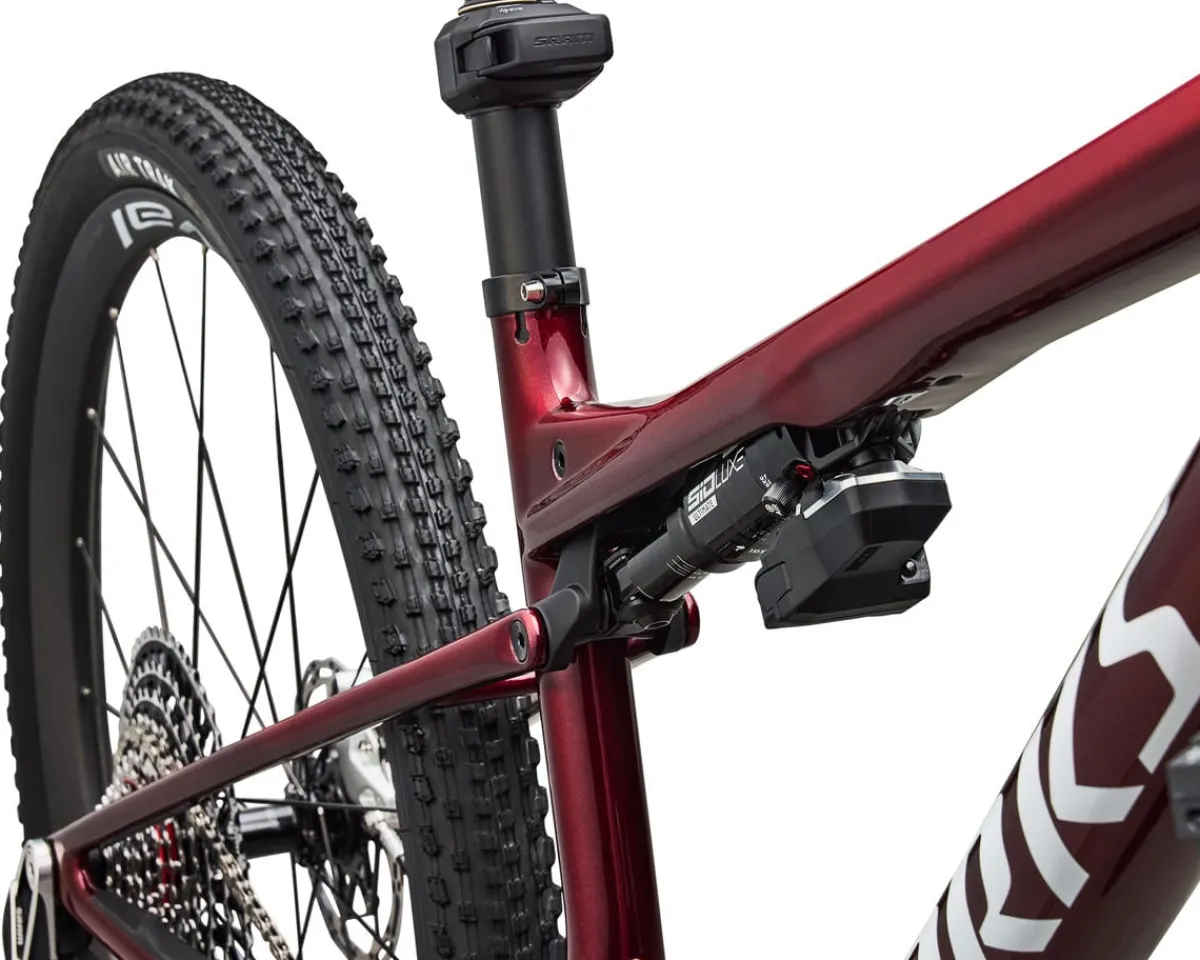Specialized Mountain Bikes|Specialized Bikes|S-Works Epic 9 (Red Tint/ Red Reflex Pearl Edge Fade/White) (S)