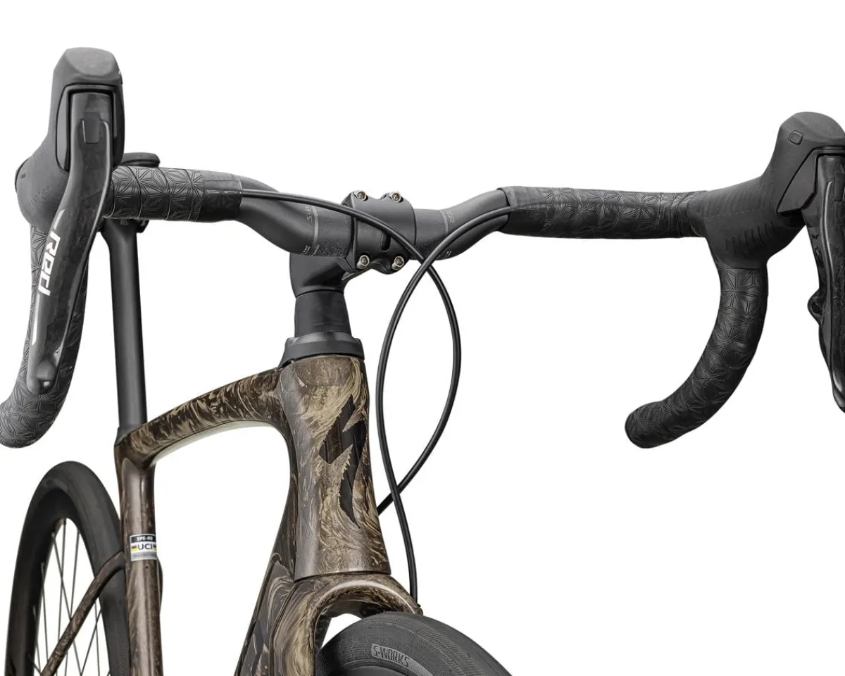 Specialized Road Bikes|Specialized Bikes|S-Works Roubaix SL8 (Gloss Taupe/Gunmetal Strata) (56cm) (SRAM Red AXS)