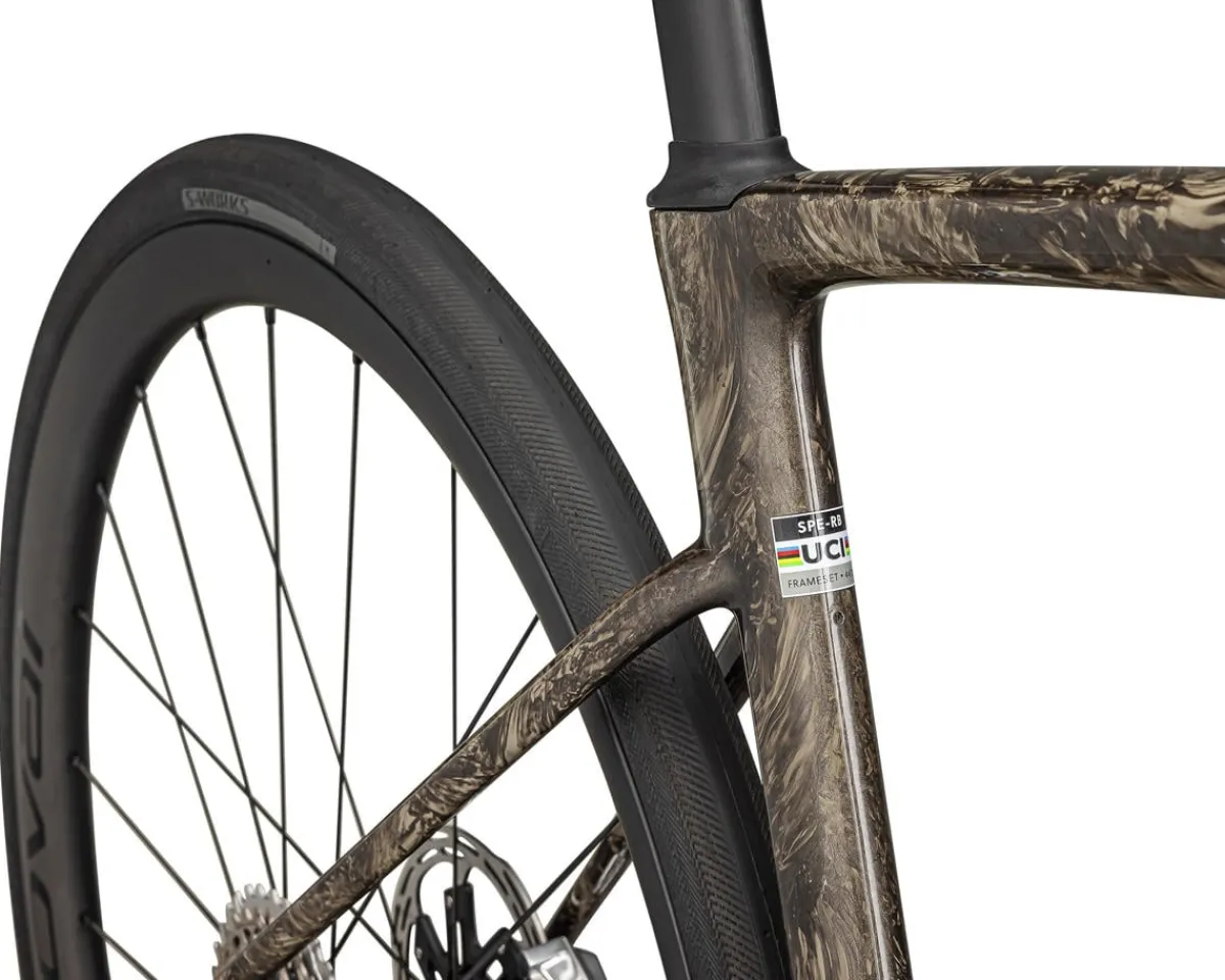 Specialized Road Bikes|Specialized Bikes|S-Works Roubaix SL8 (Gloss Taupe/Gunmetal Strata) (56cm) (SRAM Red AXS)