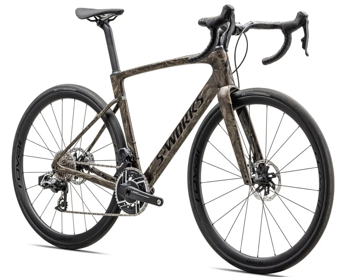 Specialized Road Bikes|Specialized Bikes|S-Works Roubaix SL8 (Gloss Taupe/Gunmetal Strata) (56cm) (SRAM Red AXS)