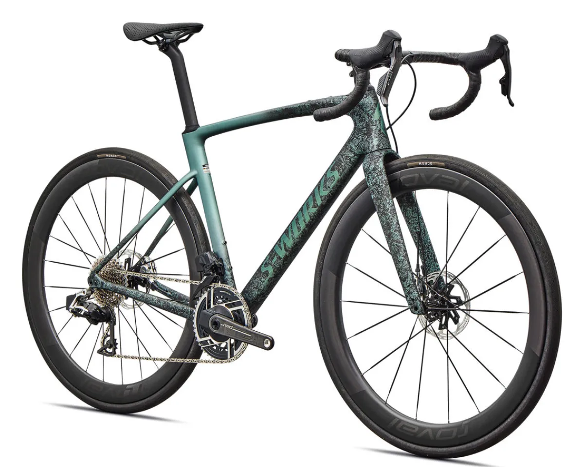 Specialized Road Bikes|Specialized Bikes|S-Works Roubaix SL8 (Carbon/Fjord Metallic Dust Dry Impasto Fade) (56cm) (SRAM Red AXS)