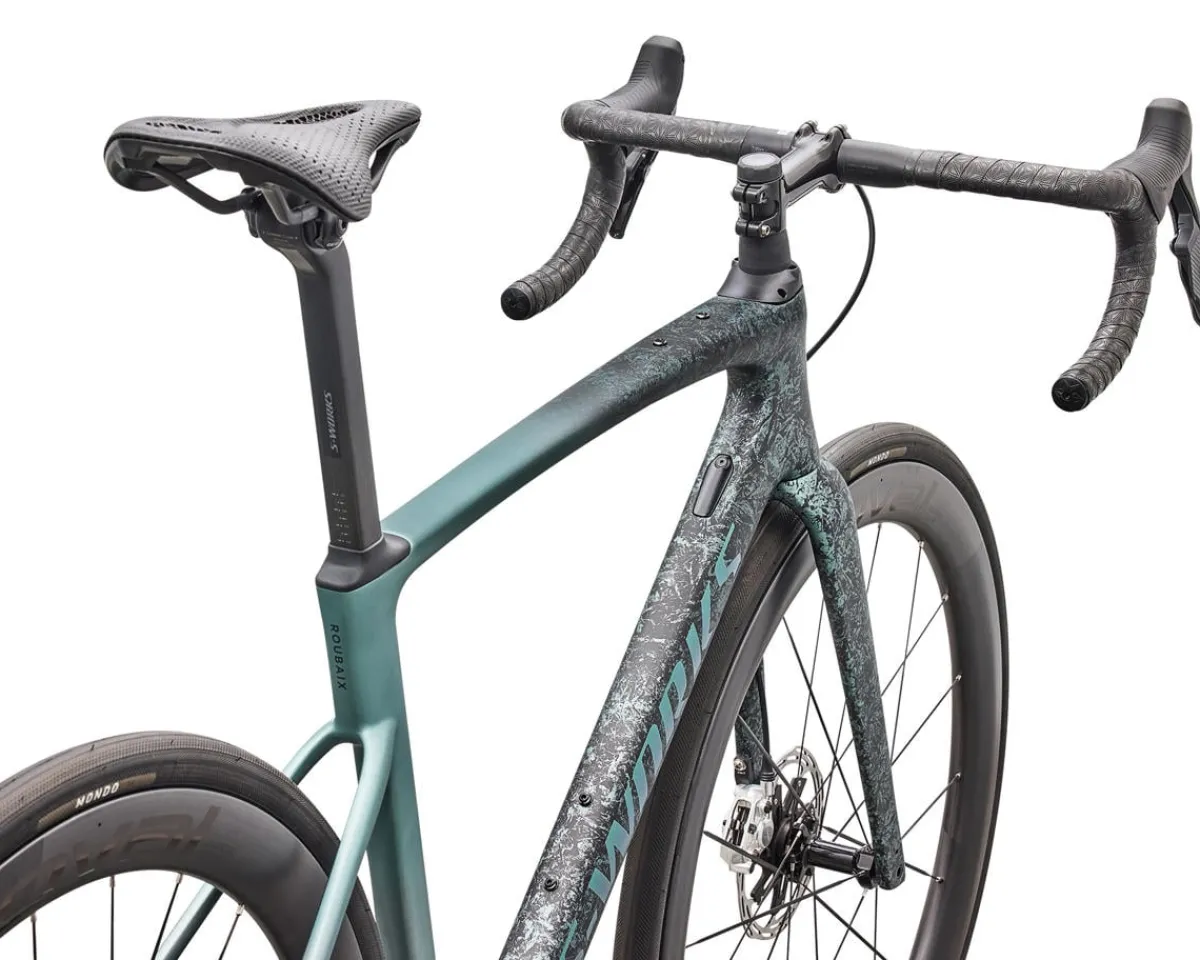 Specialized Road Bikes|Specialized Bikes|S-Works Roubaix SL8 (Carbon/Fjord Metallic Dust Dry Impasto Fade) (56cm) (SRAM Red AXS)