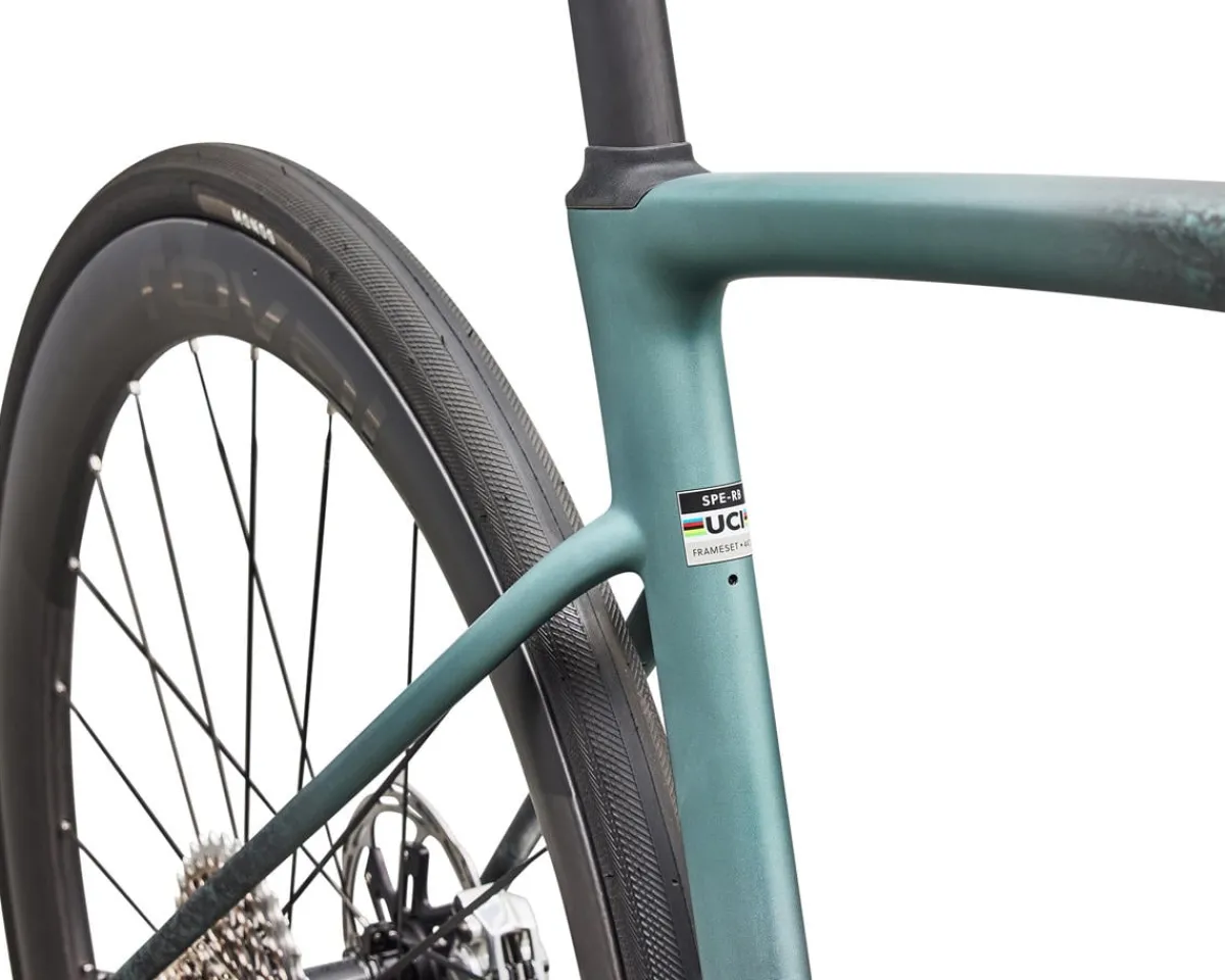 Specialized Road Bikes|Specialized Bikes|S-Works Roubaix SL8 (Carbon/Fjord Metallic Dust Dry Impasto Fade) (56cm) (SRAM Red AXS)