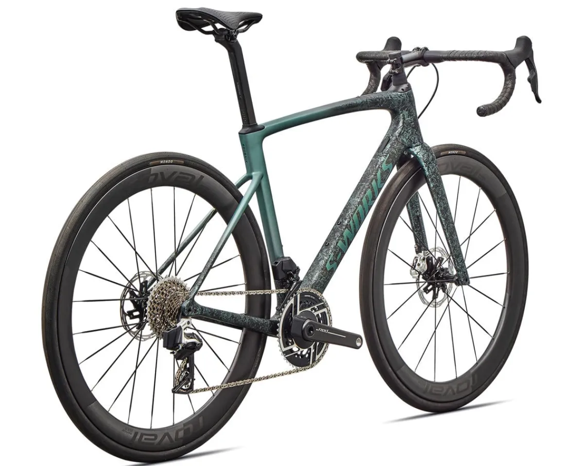 Specialized Road Bikes|Specialized Bikes|S-Works Roubaix SL8 (Carbon/Fjord Metallic Dust Dry Impasto Fade) (56cm) (SRAM Red AXS)