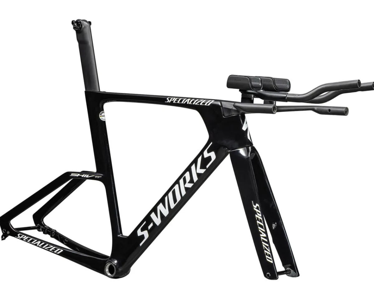 Specialized Frames|Specialized Bikes|S-Works Shiv TT Disc Module (Tarmac Black/Metallic White Silver) (XS)