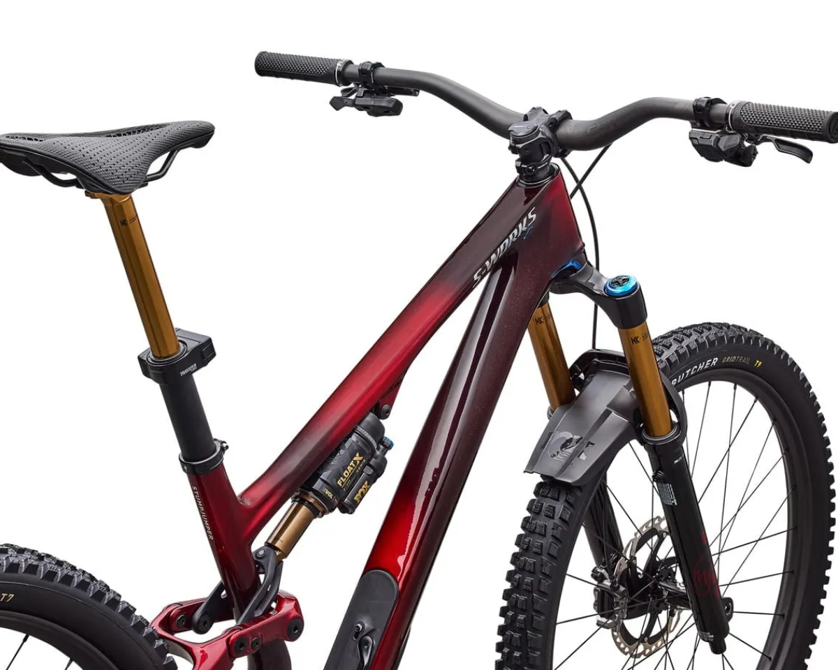 Specialized Mountain Bikes|Specialized Bikes|S-Works Stumpjumper 15 EVO (Solidity/Bordeaux/Brushed Chrome) (S1) (Shimano XTR Di2)