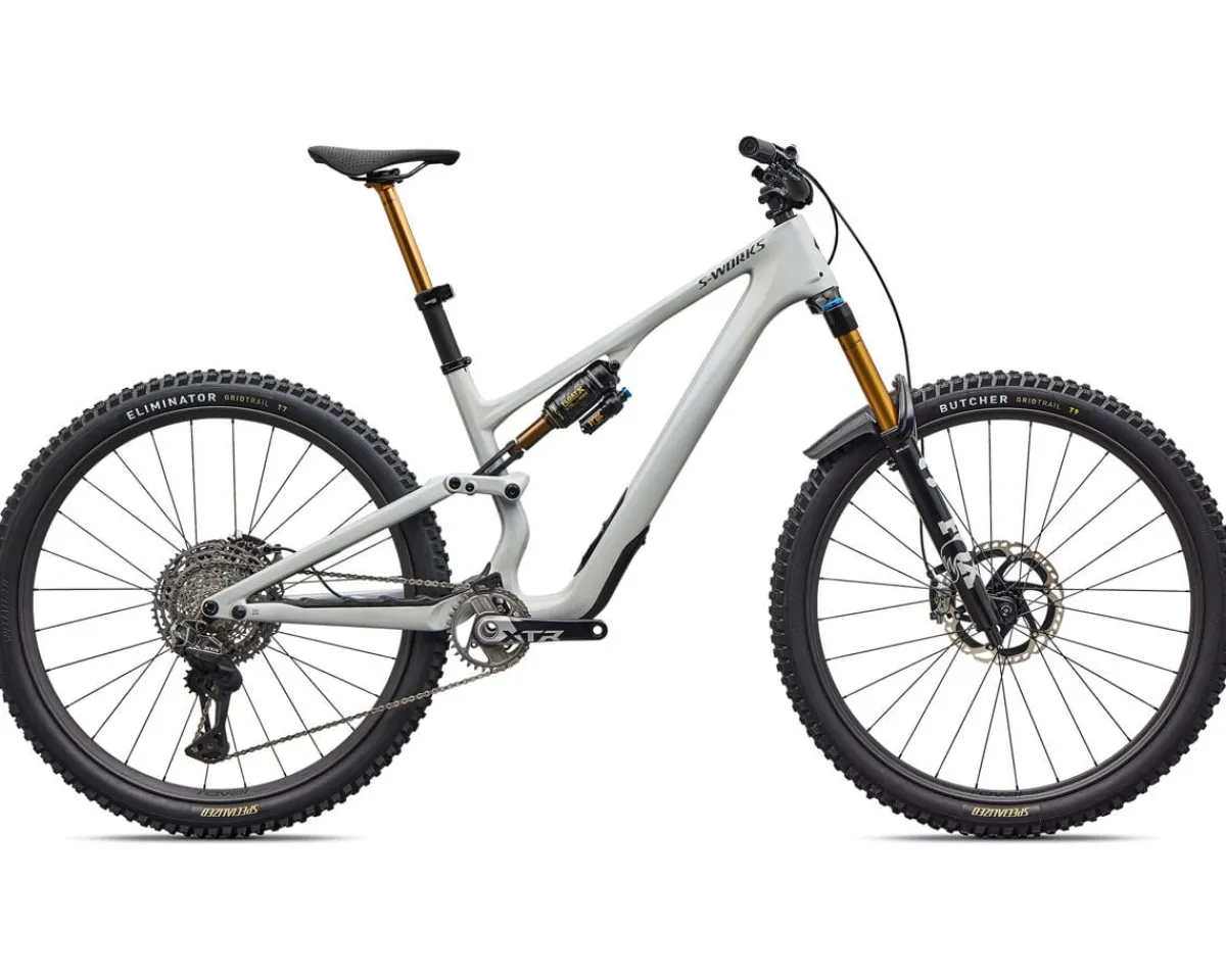 Specialized Mountain Bikes|Specialized Bikes|S-Works Stumpjumper 15 EVO (Dolomite Metallic/Smoked Liquid Metal) (S1) (Shimano XTR Di2)