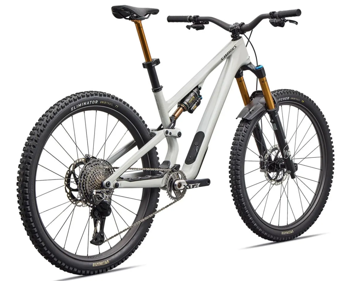 Specialized Mountain Bikes|Specialized Bikes|S-Works Stumpjumper 15 EVO (Dolomite Metallic/Smoked Liquid Metal) (S1) (Shimano XTR Di2)