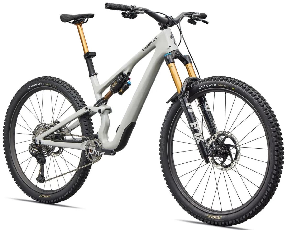 Specialized Mountain Bikes|Specialized Bikes|S-Works Stumpjumper 15 EVO (Dolomite Metallic/Smoked Liquid Metal) (S1) (Shimano XTR Di2)