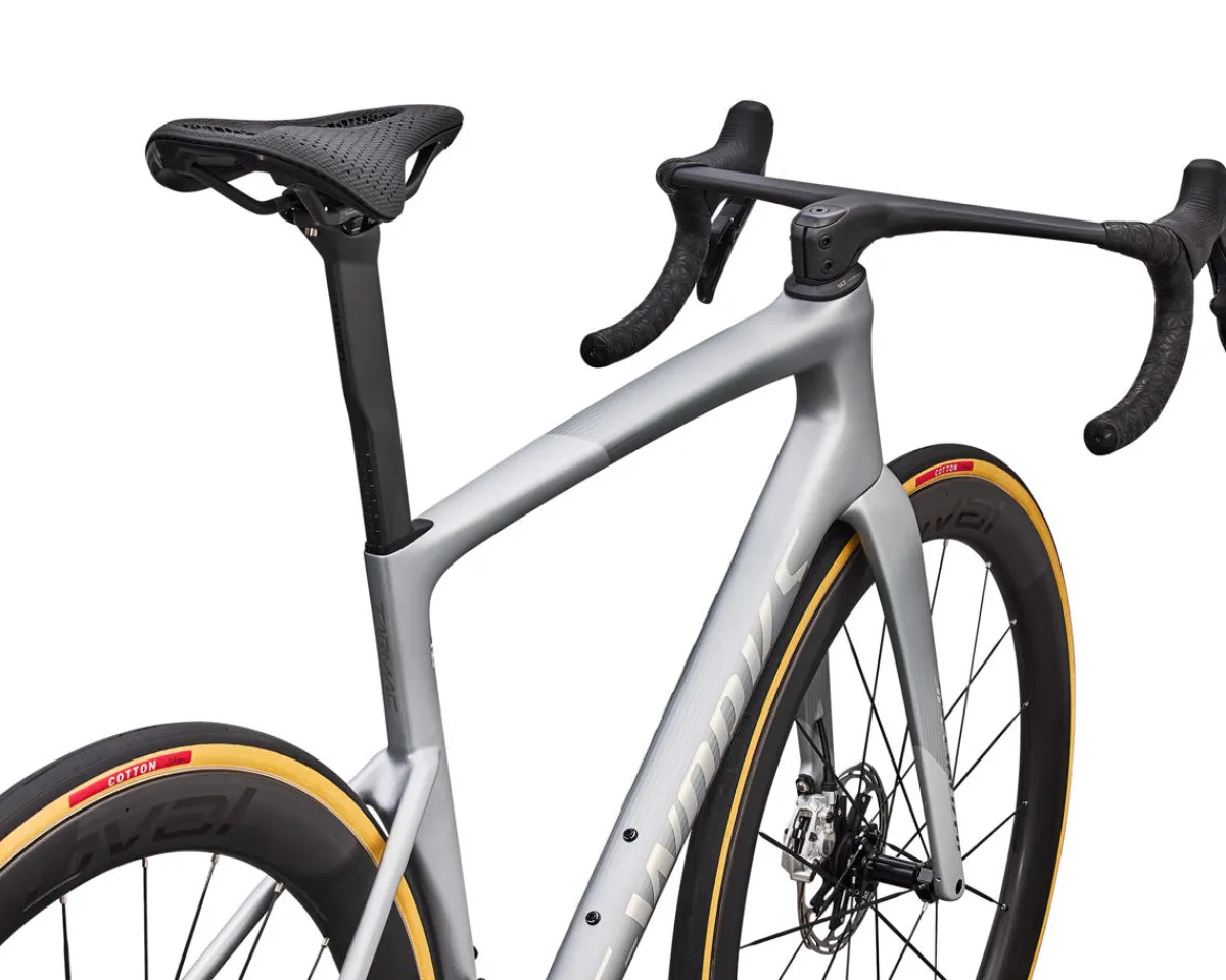 Specialized Road Bikes|Specialized Bikes|S-Works Tarmac SL9 (Satin Silver Dust/Gloss Chrome) (54cm) (FACT 12r Carbon) (SRAM RED AXS)