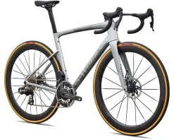 Specialized Road Bikes|Specialized Bikes|S-Works Tarmac SL9 (Satin Silver Dust/Gloss Chrome) (54cm) (FACT 12r Carbon) (SRAM RED AXS)