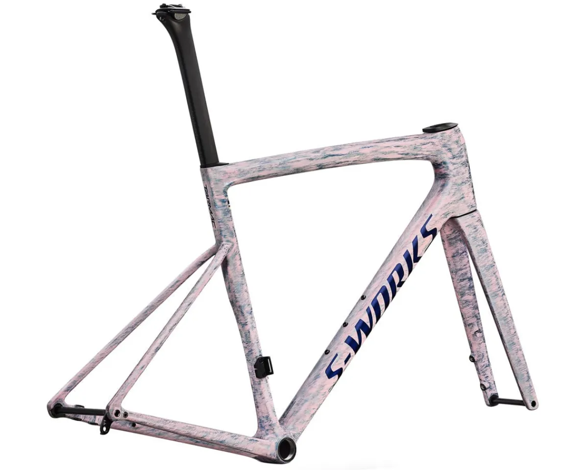 Specialized Frames|Road Bikes|S-Works Tarmac SL8 Frameset (Gloss Dolomite Metallic/Blue Majesty) (58cm)