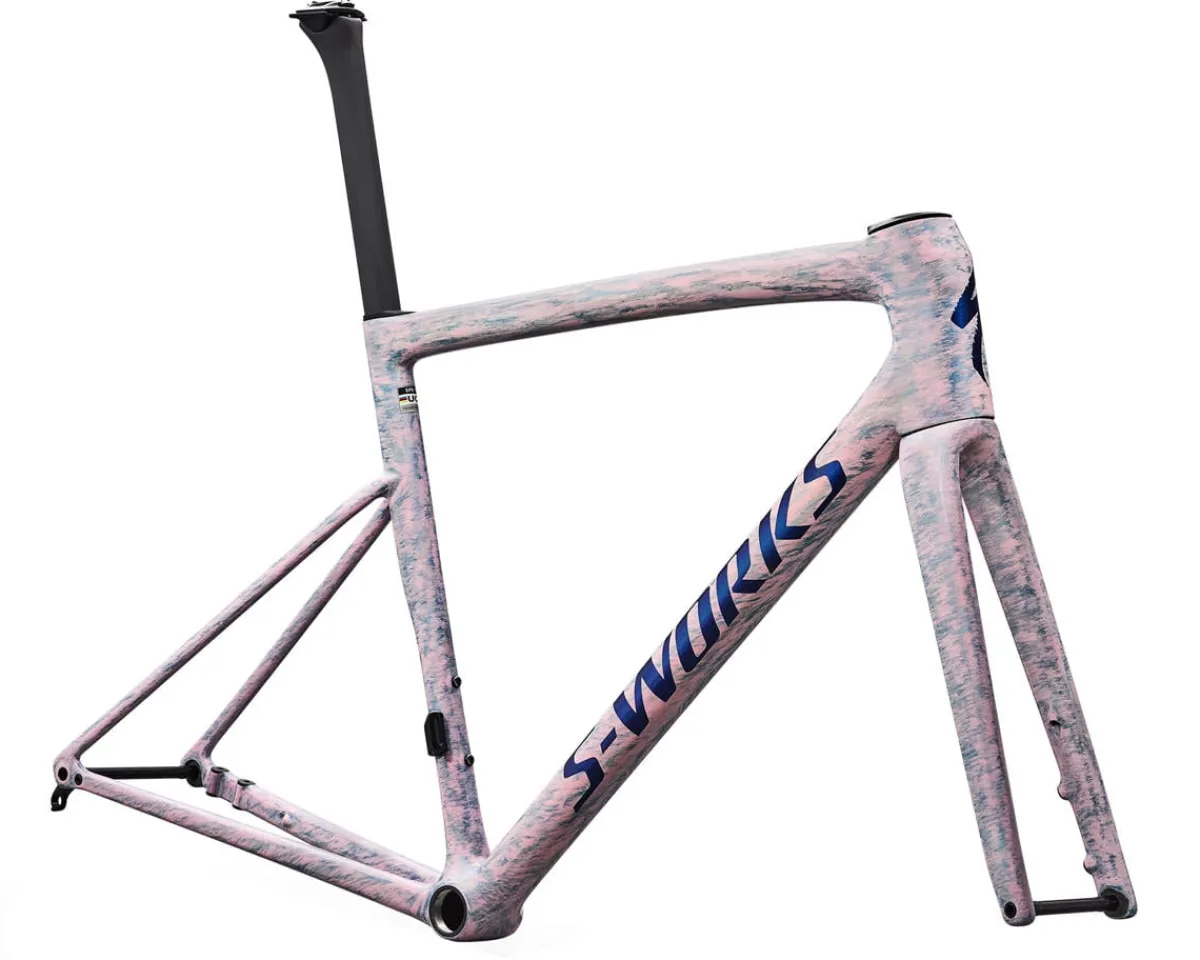 Specialized Frames|Road Bikes|S-Works Tarmac SL8 Frameset (Gloss Dolomite Metallic/Blue Majesty) (58cm)