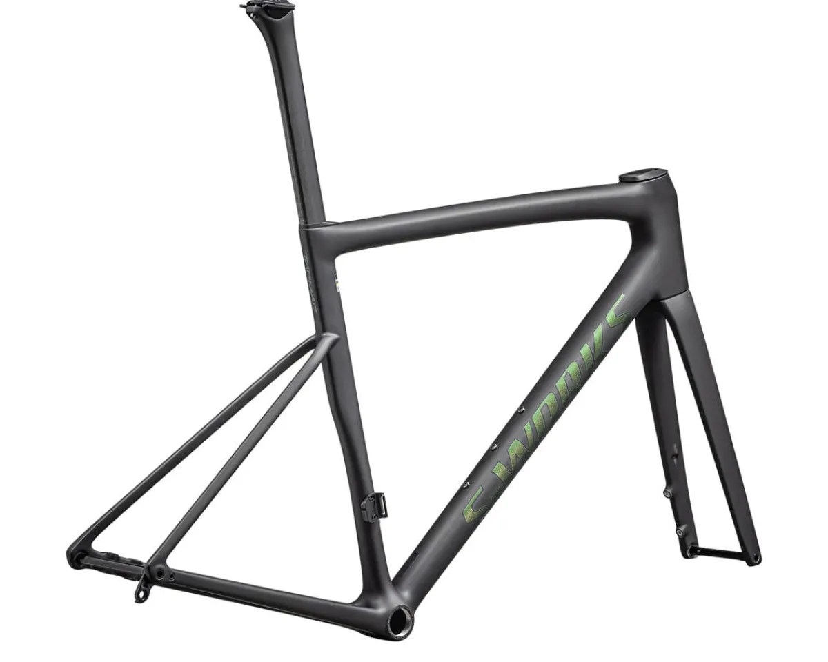 Specialized Frames|Road Bikes|S-Works Tarmac SL8 Frameset (Satin Carbon/Silver To Green Pearl) (58cm) (Ready To Paint)
