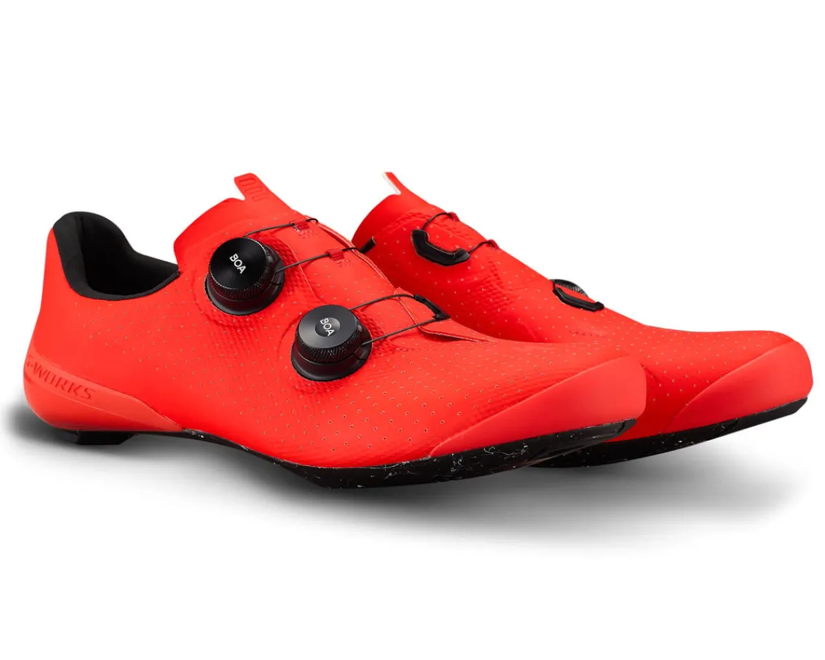 Specialized Shoes|Women'S|S-Works Torch Road Shoes (Fiery Red/Black) (Standard Width) (36)