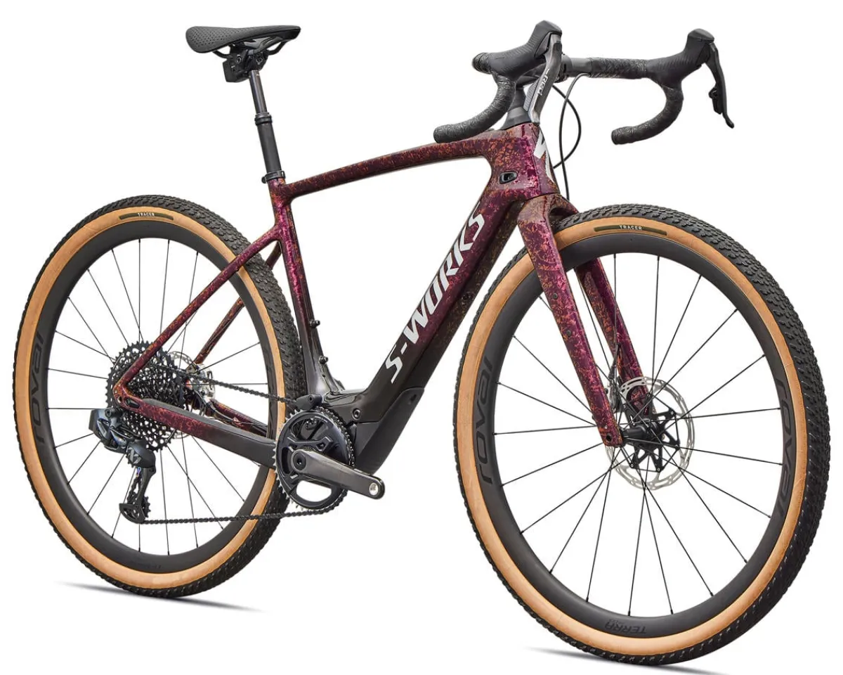 Specialized Gravel Bikes|E-Bikes|S-Works Turbo Creo 2 Carbon E-Bike (Gloss Bordeaux Metallic) (49cm)