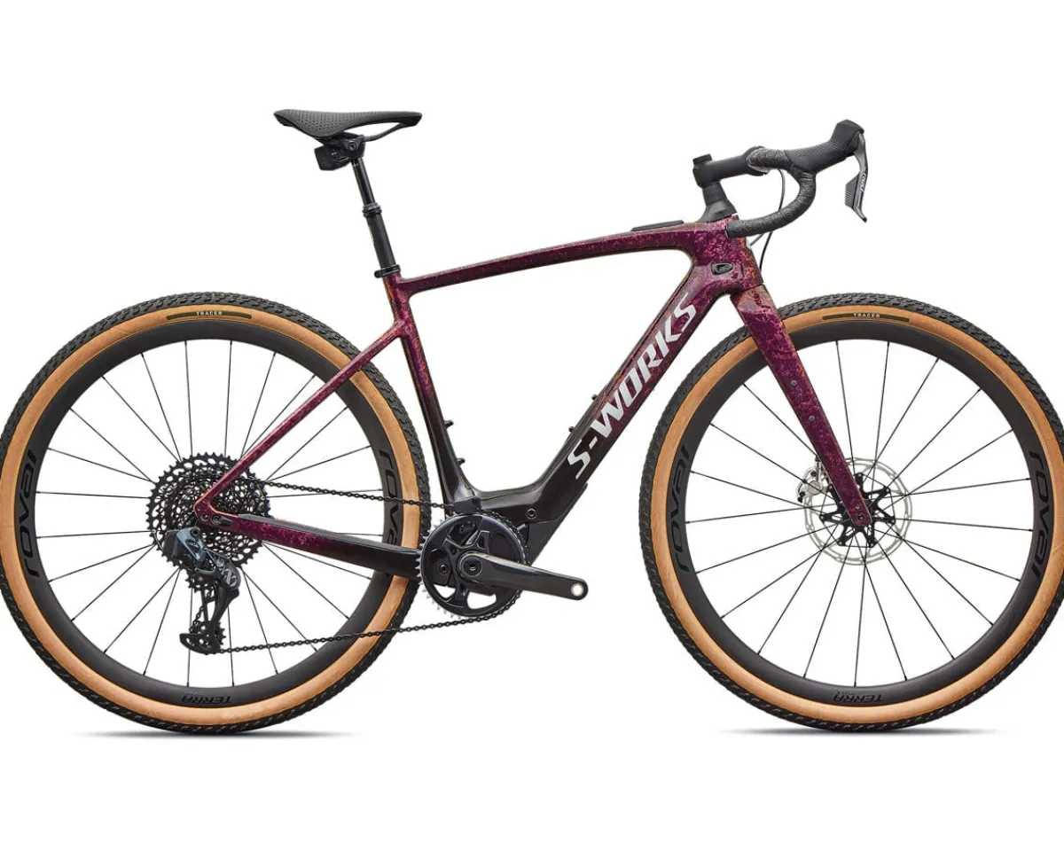 Specialized Gravel Bikes|E-Bikes|S-Works Turbo Creo 2 Carbon E-Bike (Gloss Bordeaux Metallic) (49cm)