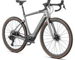 Specialized Road Bikes|E-Bikes|S-Works Turbo Creo SL EVO (Brushed Smoked Silver/Black Liquid Metal) (L) (2022)
