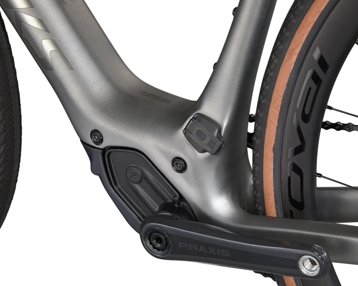 Specialized Road Bikes|E-Bikes|S-Works Turbo Creo SL EVO (Brushed Smoked Silver/Black Liquid Metal) (L) (2022)