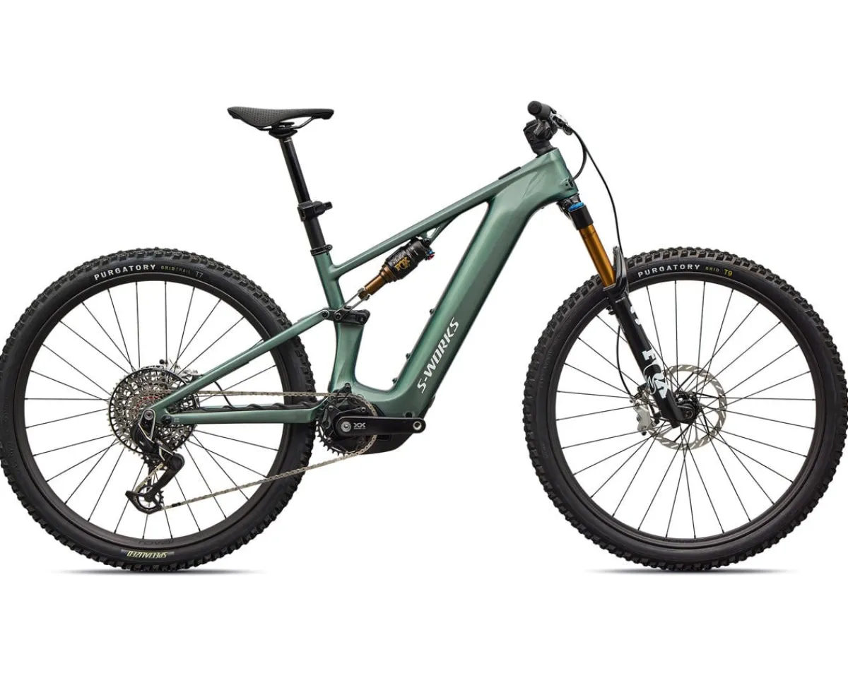 Specialized E-Bikes|Specialized Bikes|S-Works Turbo Levo R (Gloss Premium Fjord Metallic/White) (S3)