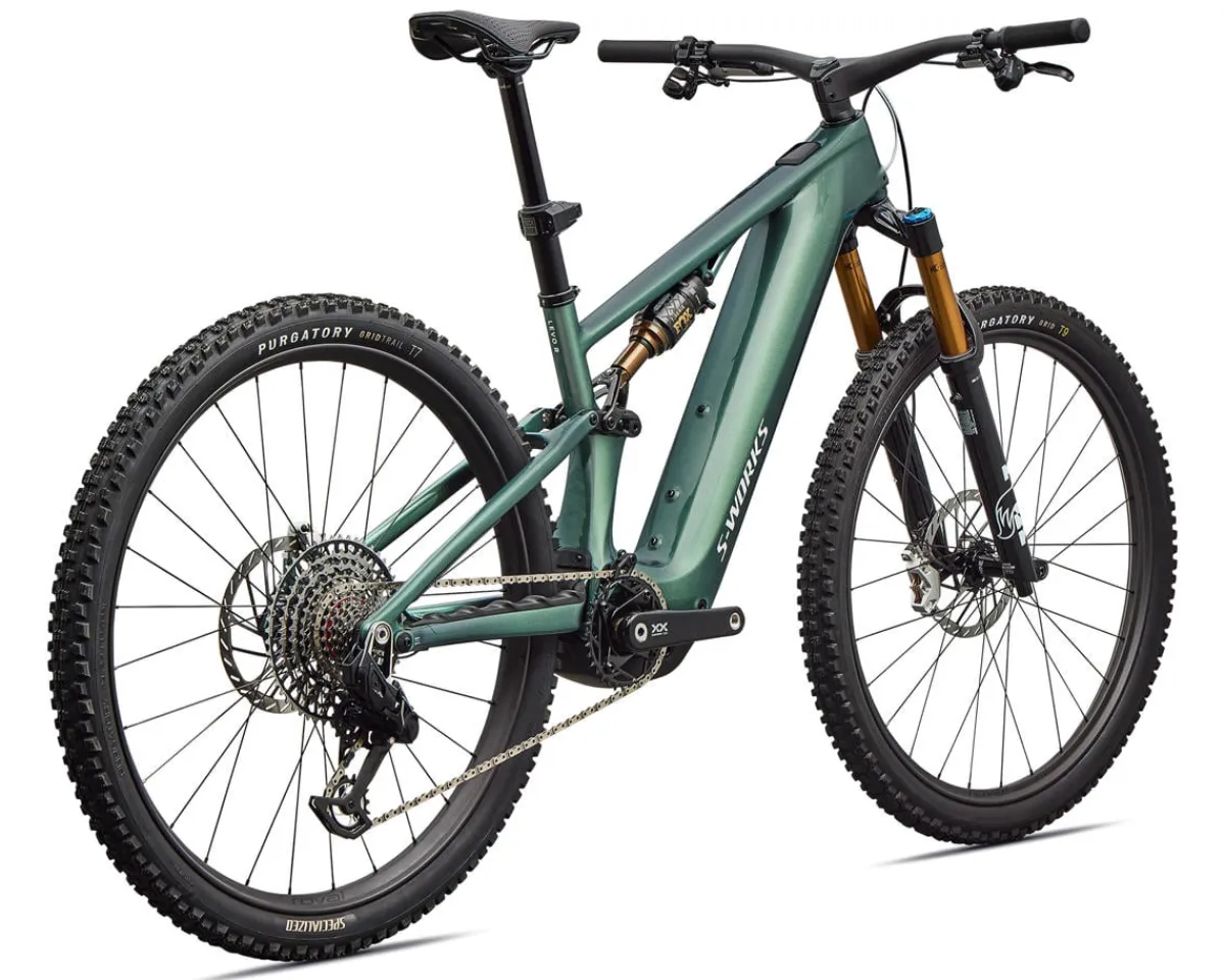 Specialized E-Bikes|Specialized Bikes|S-Works Turbo Levo R (Gloss Premium Fjord Metallic/White) (S3)