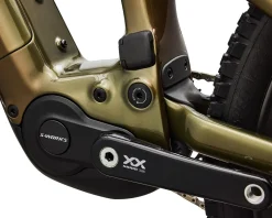 Specialized Mountain Bikes|E-Bikes|S-Works Turbo Levo 4 Carbon E-Bike (Laurel Green/Burnt Gold/Chrome) (S2)