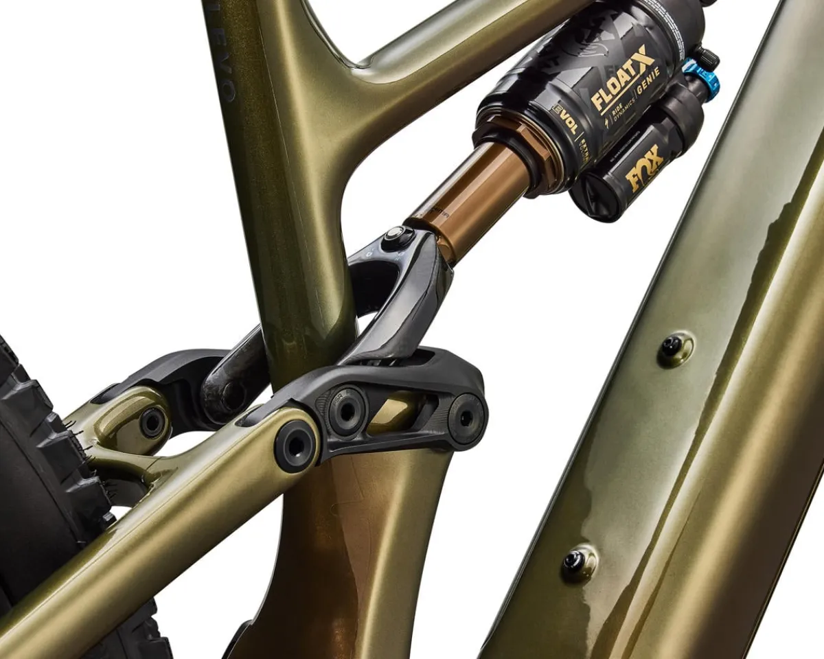 Specialized Mountain Bikes|E-Bikes|S-Works Turbo Levo 4 Carbon E-Bike (Laurel Green/Burnt Gold/Chrome) (S2)