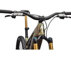 Specialized Mountain Bikes|E-Bikes|S-Works Turbo Levo 4 Carbon E-Bike (Laurel Green/Burnt Gold/Chrome) (S2)