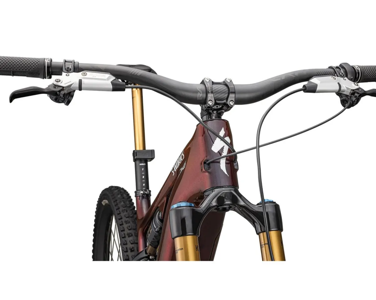 Specialized Mountain Bikes|E-Bikes|S-Works Turbo Levo 4 Carbon E-Bike (Red Pearl/Black/White Silver) (S2)