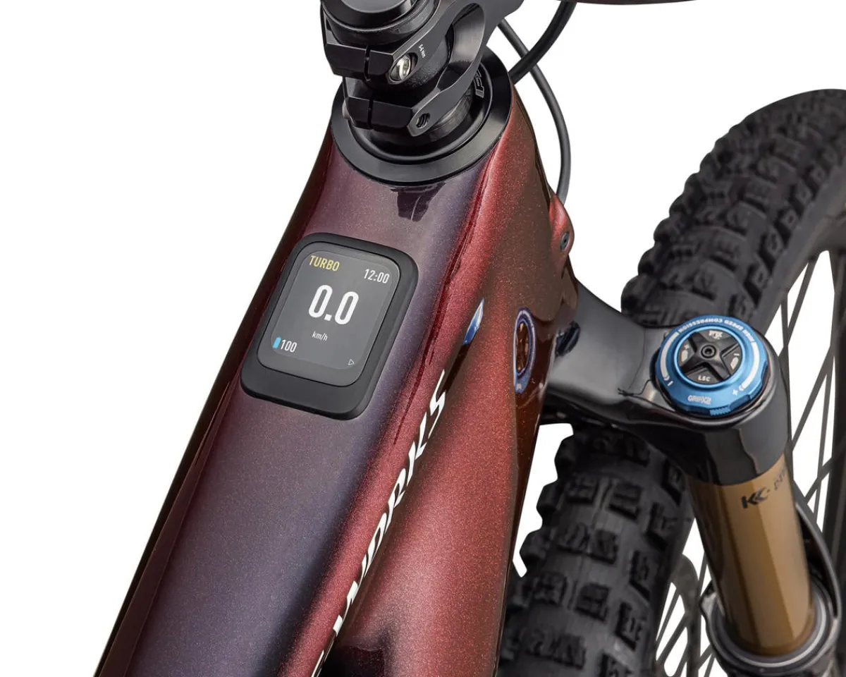 Specialized Mountain Bikes|E-Bikes|S-Works Turbo Levo 4 Carbon E-Bike (Red Pearl/Black/White Silver) (S2)