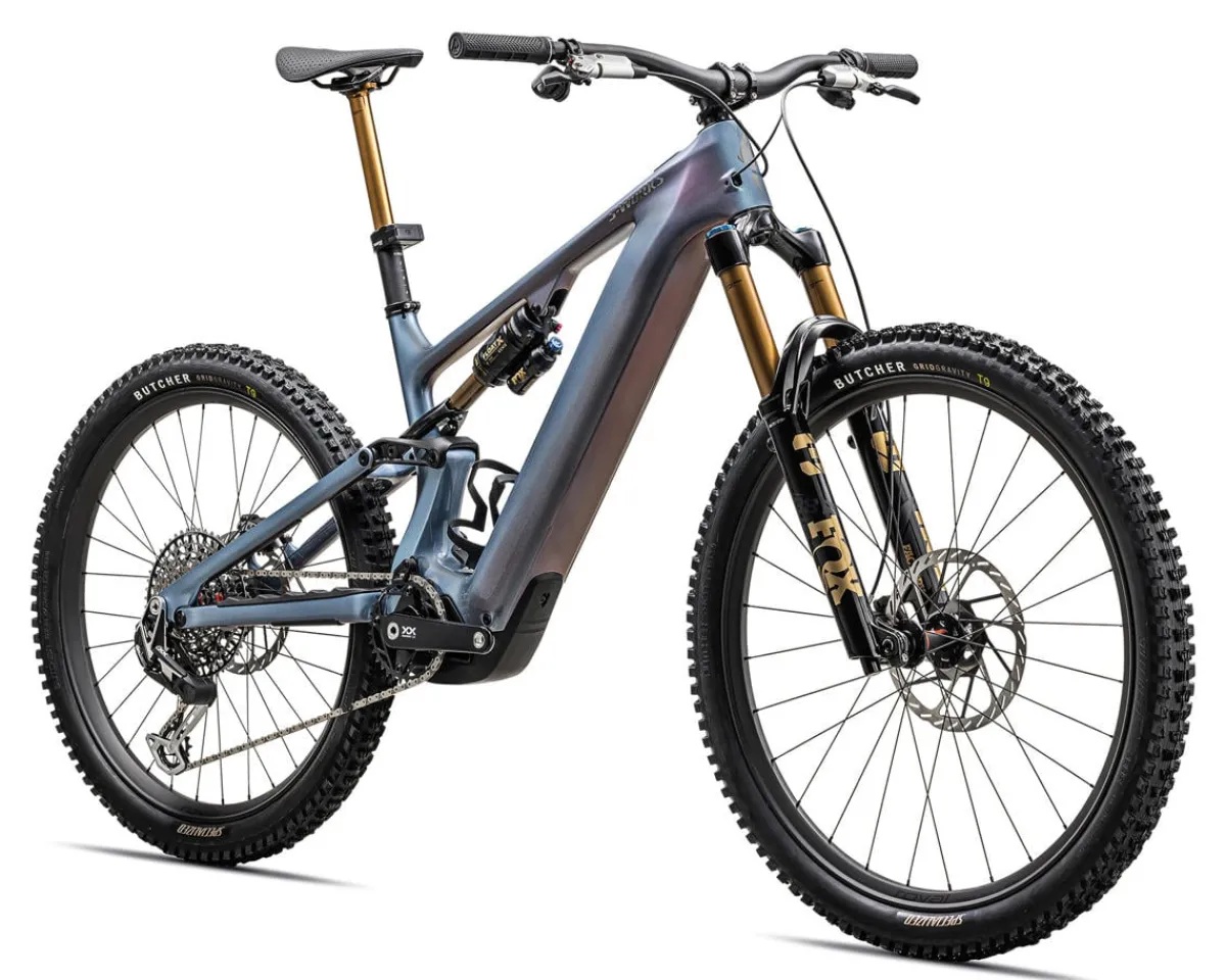 Specialized Mountain Bikes|E-Bikes|S-Works Turbo Levo 4 Carbon E-Bike (Glacial/Red Pearl/Black Pearl) (S2)
