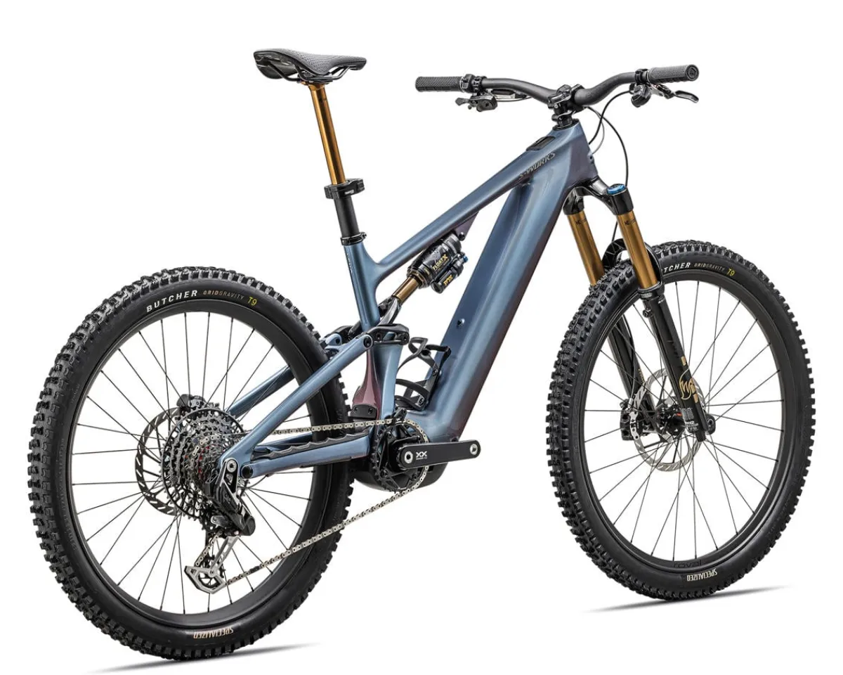 Specialized Mountain Bikes|E-Bikes|S-Works Turbo Levo 4 Carbon E-Bike (Glacial/Red Pearl/Black Pearl) (S2)