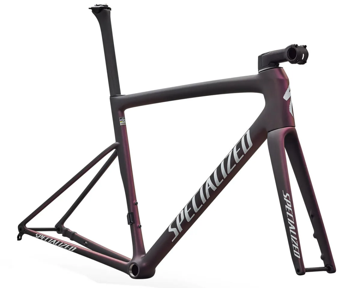 Specialized Road Bikes|Specialized Bikes|Tarmac SL8 Frameset (Carbon/Red Pearl/Metallic White Silver) (54cm)