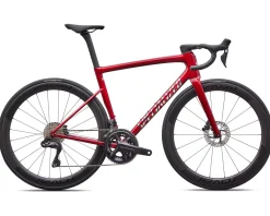 Specialized Road Bikes|Specialized Bikes|Tarmac SL8 Pro (Gloss Red Sky/Chrome) (56cm) (Shimano Ultegra Di2)