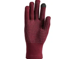 Specialized Clothing Sale|Clothing Accessories|Thermal Knit Long Finger Gloves (Maroon) (L)
