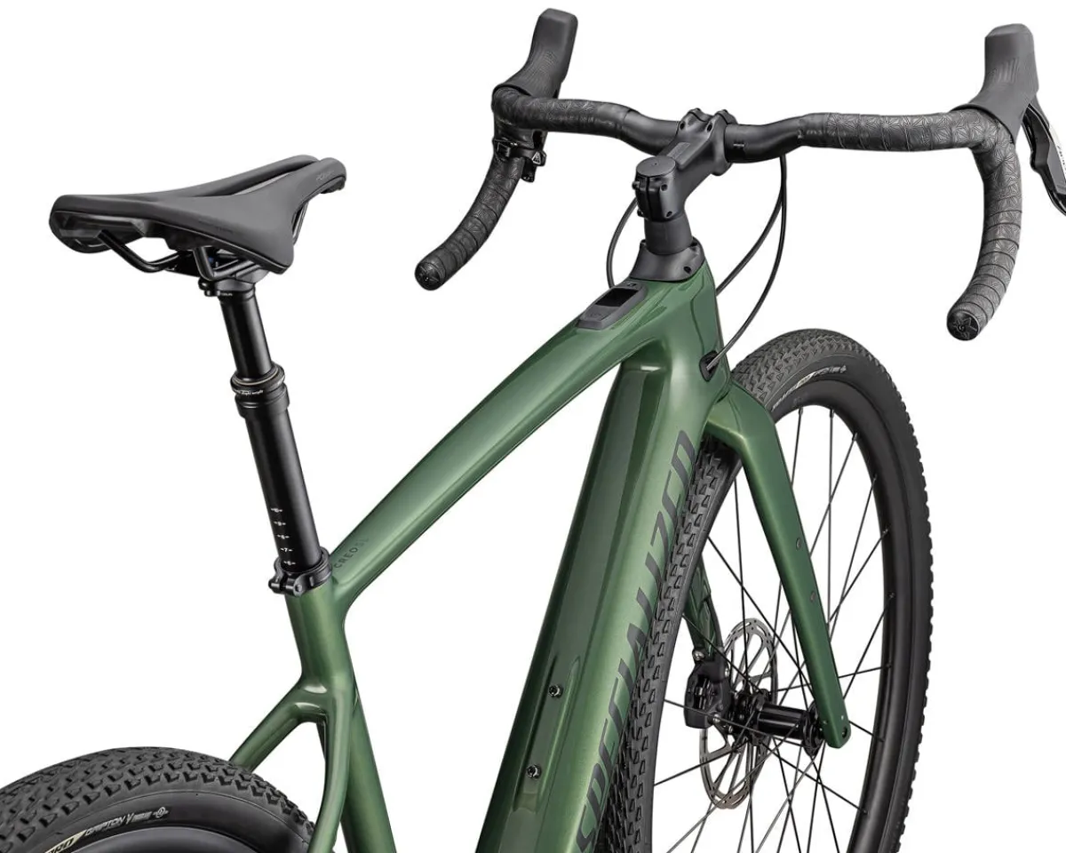 Specialized Gravel Bikes|E-Bikes|Turbo Creo 2 Comp Carbon E-Bike (Cypress/Black Liquid Metal) (49cm)