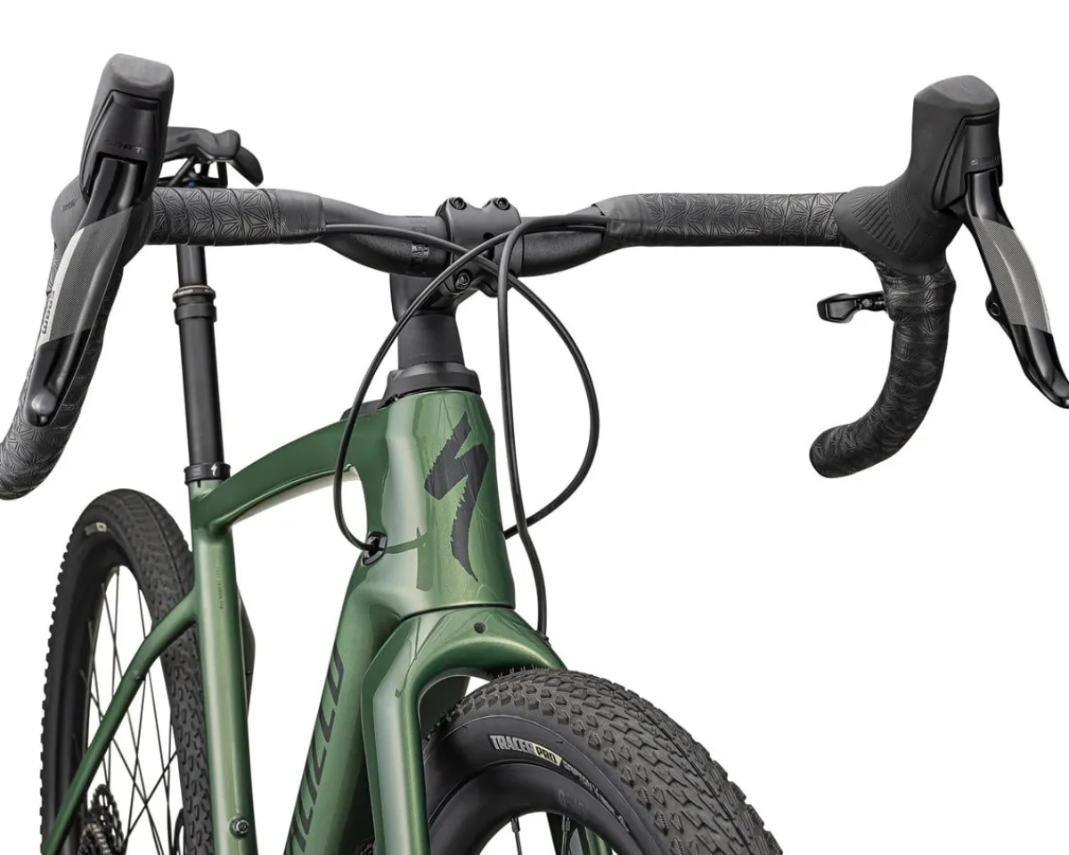Specialized Gravel Bikes|E-Bikes|Turbo Creo 2 Comp Carbon E-Bike (Cypress/Black Liquid Metal) (49cm)